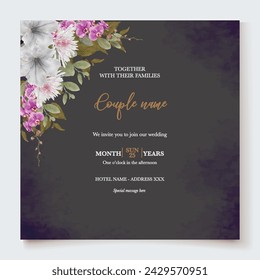 Save the date wedding invitation templates