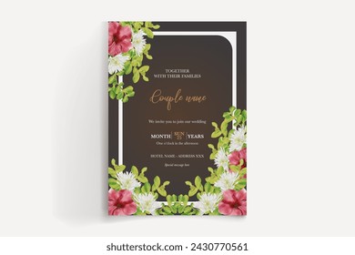 Save the date wedding invitation templates