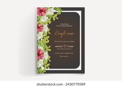 Save the date wedding invitation templates