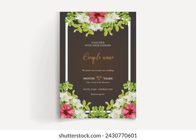 Save the date wedding invitation templates