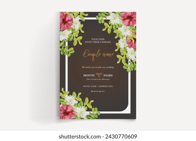 Save the date wedding invitation templates