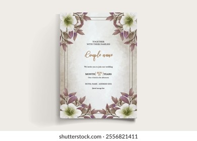 Save the date wedding invitation templates
