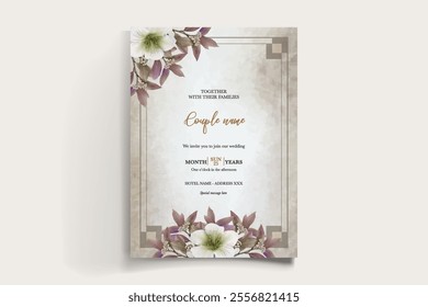 Save the date wedding invitation templates