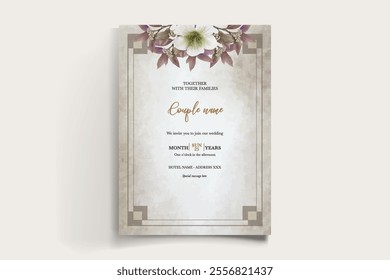 Save the date wedding invitation templates