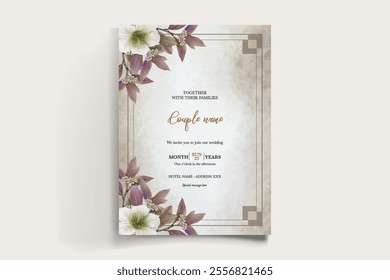 Save the date wedding invitation templates
