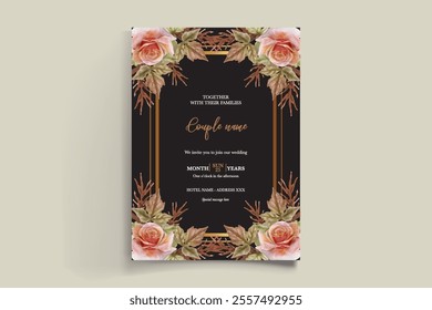 Save the date wedding invitation templates