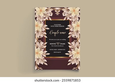 Save the date wedding invitation templates