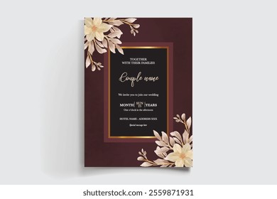 Save the date wedding invitation templates