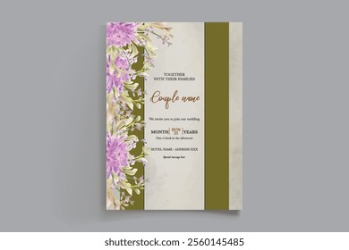 Save the date wedding invitation templates
