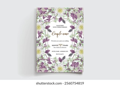 Save the date wedding invitation templates