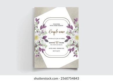 Save the date wedding invitation templates