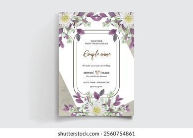 Save the date wedding invitation templates