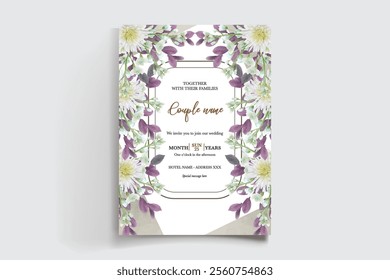 Save the date wedding invitation templates