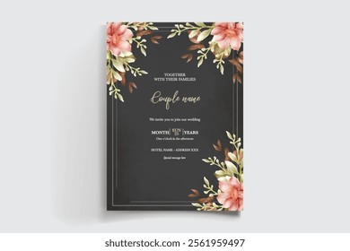 Save the date wedding invitation templates