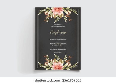 Save the date wedding invitation templates