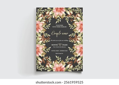 Save the date wedding invitation templates