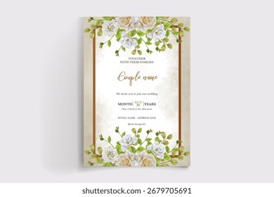 Speichern der Vorlagen für Hochzeitseinladungen