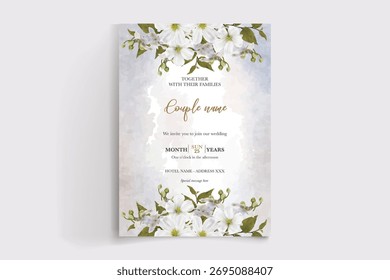 Save the date wedding invitation templates