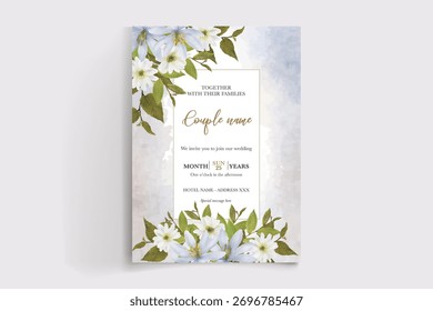 Save the date wedding invitation templates