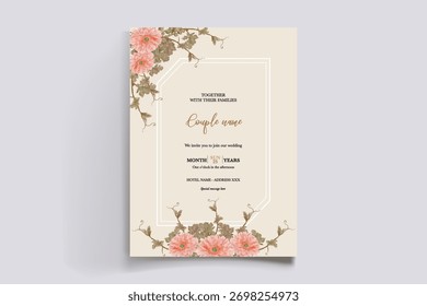 Save the date wedding invitation templates