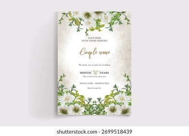 Save the date wedding invitation templates