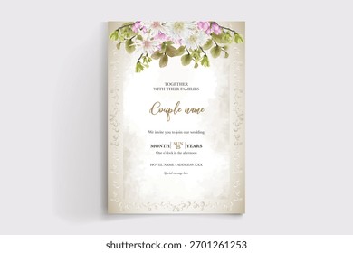 Salvar os modelos de convite de casamento de data