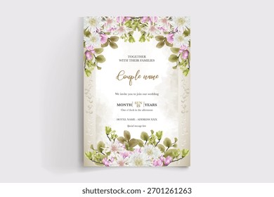 Save the date wedding invitation templates