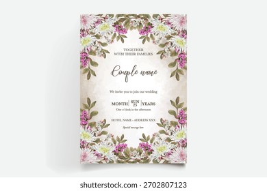 Save the date wedding invitation templates