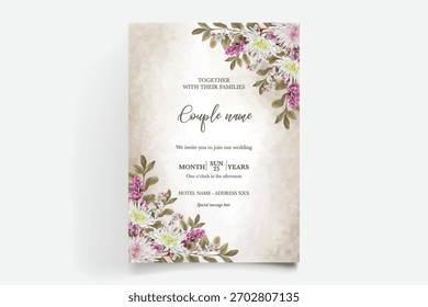 Save the date wedding invitation templates