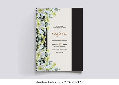 Guardar La fecha de la invitación de boda Plantillas