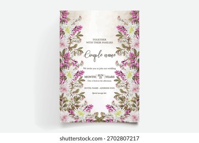 Save the date wedding invitation templates