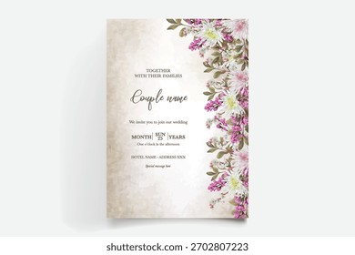 Save the date wedding invitation templates