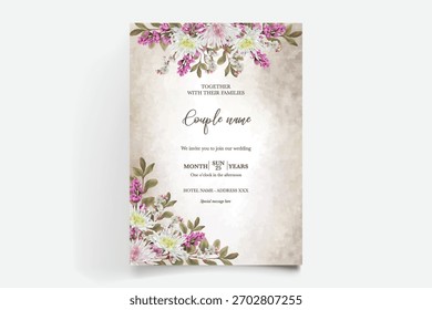 Save the date wedding invitation templates