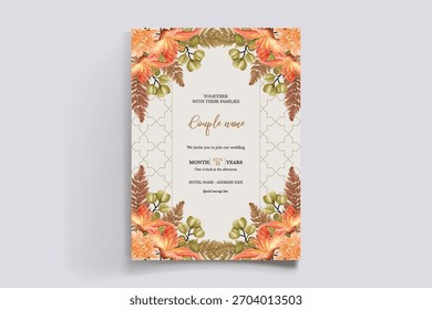 Save the date wedding invitation templates