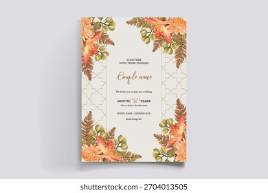 Save the date wedding invitation templates