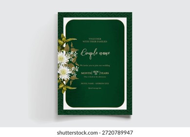 Guardar La fecha de la invitación de boda Plantillas