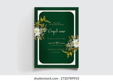 Guardar La fecha de la invitación de boda Plantillas