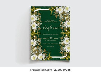 Guardar La fecha de la invitación de boda Plantillas