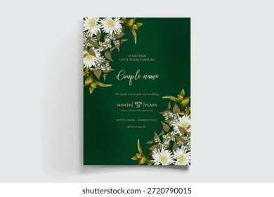 Guardar La fecha de la invitación de boda Plantillas
