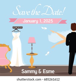 Save the Date - Wedding Night Theme