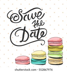 Save the date.Hand drawn tee graphic. Abstract background.