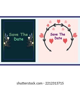 save the date,invitation,wedding,birthday card.adobe Photoshop design