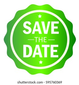Save the date.Stamp.Sign.Seal.Logo