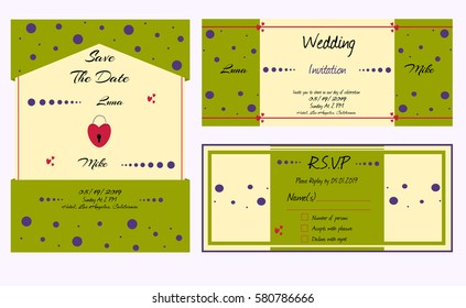 Save the date/Wedding/Invitation/RSVP