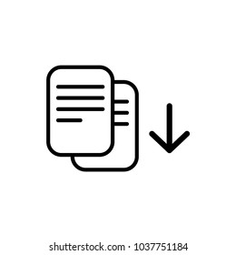 save document icon vector