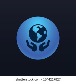 Save Earth - App Icon Button