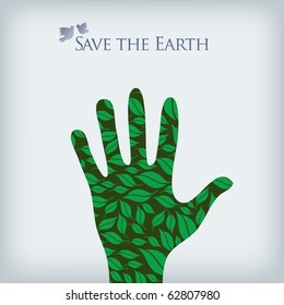 "Save the Earth" concept