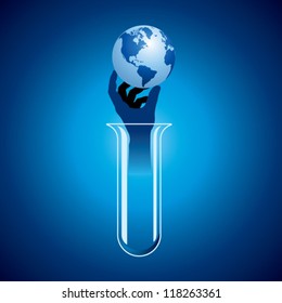 save earth concept with science