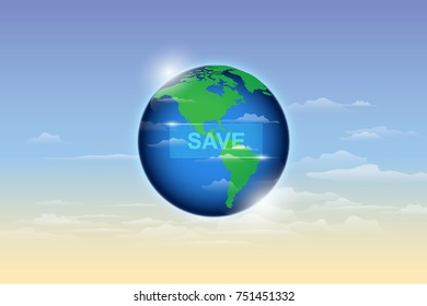 save the earth, ecology concept