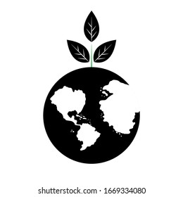 Save earth and ecology icon